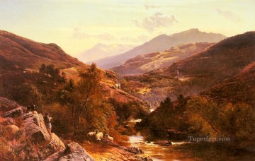  Percy Art Painting - Glen Fallock Dunbartonshire landscape Sidney Richard Percy Mountain